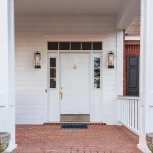 Настенный уличный светильник Eurofase QN-RIVAMAR-M-BLK-GD (220V, IP44)