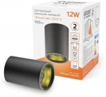 Накладной светильник Gauss Overhead HD008 12W 900lm 3000K IP20 черный LED (220V, круглые)