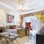 Потолочная люстра на штанге Arte Milano Sorrento-6309 376309/8/500 GD (220V, свеча)