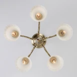 Потолочная люстра на штанге Eurosvet Campina 60107/5 античная бронза (220V)