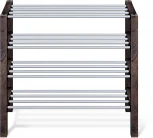 Полка для обуви Альберо SHT-SR9-4 венге/алюм.металлик Sheffilton 2956816802