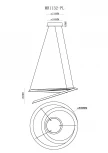 Подвесная люстра MyFar Siero MR1132-PL (LED, 220V)