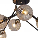 Потолочная люстра на штанге ILLUMICO IL0264-8CSQ-79 BK AB (220V)