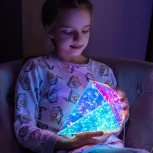 Светильник декоративный «Брильянт», на батарейках 3AA (не в/к). 100 светодиодов, цвет корпуса радужный Uniel ULD-R507 3АА DIAMOND