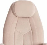 Кресло BOSS (хром) флок , бежевый/бежевый перф., 7/7/06 Tetchair 19390