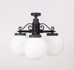 Потолочный светильник уличный Oasis Light GLOBO L 88270LA/3 Bl (220V, фонарь, шар, IP44)