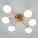 Потолочная люстра RGB на штанге Citilux Atman Smart CL226A163 (LED, 220V, голосовое управление, пульт управления, управление смартфоном, умный дом - Алиса, Маруся, Салют)