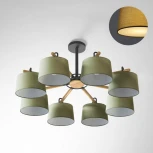 Потолочная люстра на штанге Even 8 Green ImperiumLoft Even01 (178370-26) (220V)