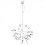 Подвесная люстра Crystal Lux Evita SP36 WHITE/TRANSPARENT