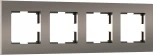 Рамка на 4 поста (бронза софт) Werkel W0042963 (a062816)