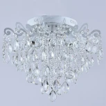 Потолочная люстра хрустальная Reluce 04033-0.3-06 WH+SILVER PN (220V)