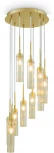 Подвесная люстра каскадная Freya Borgy FR5379PL-10G (220V, на проводе)