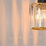 Потолочная люстра на штанге ILLUMICO IL1305-5CPA-29 BK GD