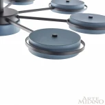 Потолочная люстра на штанге Arte Milano Ferrara 250406/8+1 Gr (LED, 220V, круглые)