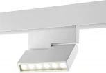Трековый светильник Downlight низковольтный диммируемый Novotech Flum 359493 SHINO белый LED 12W 48V 3000-6500K (управление смартфоном, умный дом - Алиса, Tuya Smart, Smart Life)