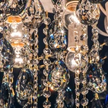 Потолочная люстра на штанге Escada 1122/5PL (220V, хрусталь)