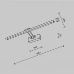 Подсветка для картин светодиодная Maytoni Dazzle MIR267WL-L14CH3K (220V)
