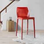 Стул полубарный Martin, кожа ретро красный Top Concept MARTIN 2001000000104