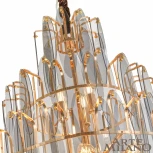 Подвесная люстра большая Arte Milano 1853B.D800.H1300.E14.25 G (220V, на цепи)