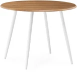 Деревянный стол Notta Абилин 100х76 дуб вотан / белый матовый 507219