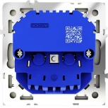 Розетка с заземлением, шторками и USB Type A+С (шелк) Voltum S70 VLS040504