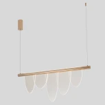 Подвесной светильник Crystal Lux VALENTIN SP22W LED GOLD (220V, на тросе)