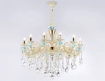 Подвесная люстра большая Ambrella TRADITIONAL TR4929 (220V, хрусталь, свеча)
