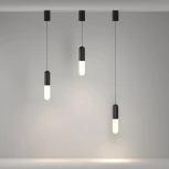 Подвесной светильник Maytoni Mist P101PL-L300-12W3K-B (LED, 220V, на проводе, круглые)