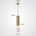 Подвесной светильник Tevra Gold D11 By ImperiumLoft Tevra01 (220V, круглые)