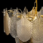 Подвесная люстра Freya Hloya FR5143PL-07G (220V, на цепи, круглые)