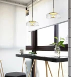 Подвесной светильник TopDecor Tesla S1 00 (LED, 220V, на проводе, круглые)