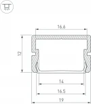 Профиль SILER-3000 ANOD (Arlight, Алюминий) 045498