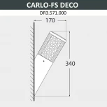 Настенный светильник уличный Fumagalli Carlo Deco DR3.571.000.AXU1L (220V, круглые, IP55)