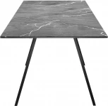 Стол DikLine DKL140 Керамика Черный мрамор/опоры черные (2 уп.) арт.00-00073001