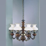 Подвесная люстра в виде керосиновой лампы L.620/6 Reccagni Angelo 620 L 620/6