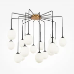 Подвесной светильник Maytoni Branch MOD176PL-16G (220V, на проводе, шарики, паук)