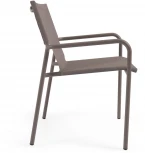 Zaltana Алюминиевый стул для улицы, окрашенный в коричневый матовый цвет La Forma (ex Julia Grup) арт.117352