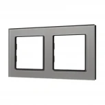 Рамка стеклянная FRM-GLARE-GS-2-GR (Arlight) 043798