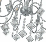 Подвесная люстра Arte Milano AM342101 342101/8 CR (220V, подвески, на цепи, подсвечник, свеча)