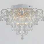 Потолочная люстра хрустальная Reluce 04039-0.3-06 WH+GOLD PN (220V)