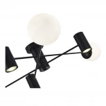 Потолочная люстра Evoluce Raito SLE1105-402-06 Черный/Белый GU10+E27 3+3*5+60W