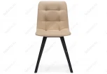Стул на металлокаркасе Чилли бежевый / черный