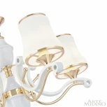 Подвесная люстра Arte Milano Florentia-3987 303987/5 Wh/Gd (220V, на цепи)