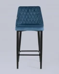 Стул полубарный Stool Group Диего велюр пыльно-синий УТ000025315