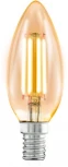 Лампочка светодиодная филаментная E14 4W 220V 220 lm 2200K белое теплое свечение Eglo Lm_led_e14 11557
