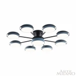 Потолочная люстра на штанге Arte Milano Ferrara 250406/8+1 Gr (LED, 220V, круглые)