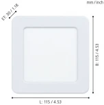Встраиваемый точечный светильник Eglo Fueva 5 99178 (LED, 220V)