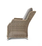 Плетеный стул из искусственного ротанга, цвет серо-соломенный 4SIS Неаполь GFS7027C