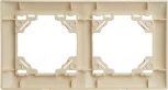 Рамка на 2 поста (слоновая кость) Stekker Эрна Элегант 49667