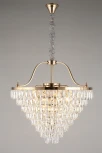 Подвесная люстра каскадная Aployt Gerta APL.725.13.13 (220V, хрусталь, на цепи)